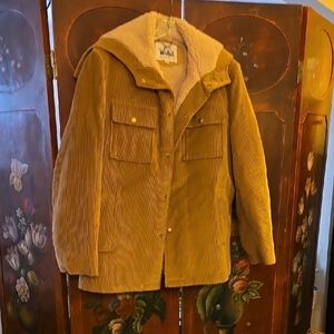 Woolrich Cream and Tan Military Field Jacket